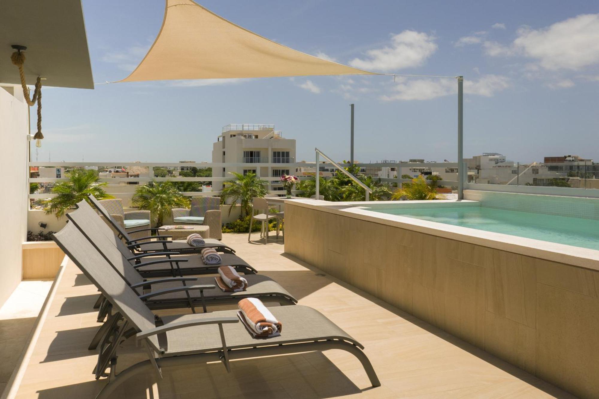 Tropic Playa Apartments 신데 델 카르멘 외부 사진