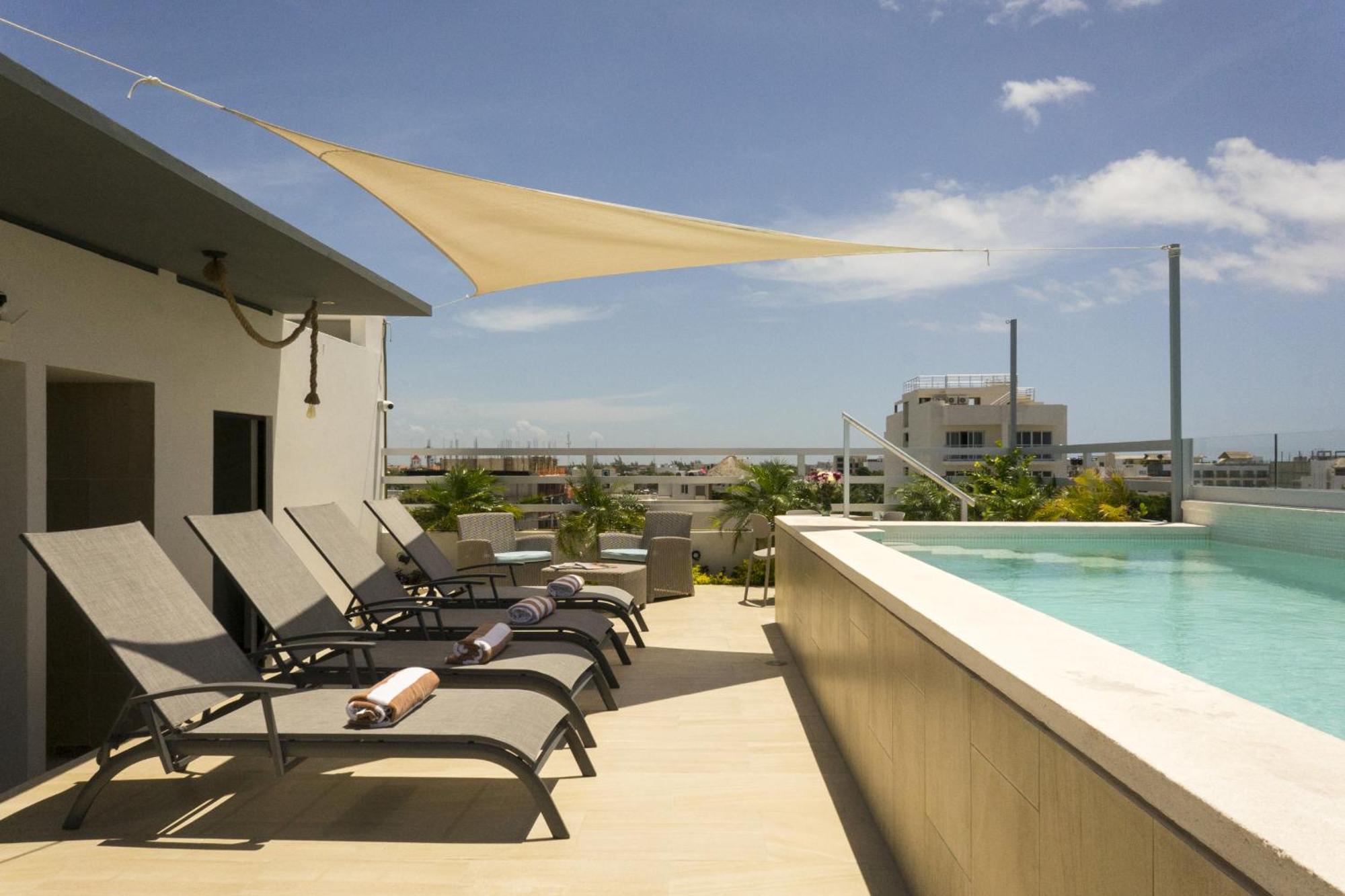 Tropic Playa Apartments 신데 델 카르멘 외부 사진
