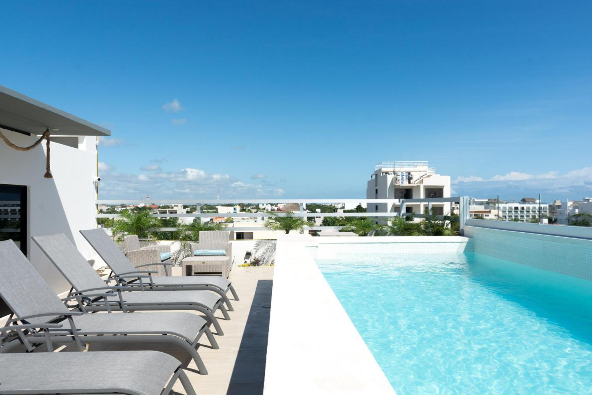 Tropic Playa Apartments 신데 델 카르멘 외부 사진